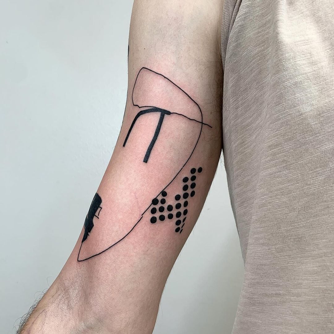 Street-inspired tattoo by Andrii Volkov documenting the extraordinary beauty found in ordinary urban environments